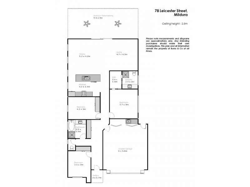 78 Leicester Street, Mildura VIC 3500 Floorplan