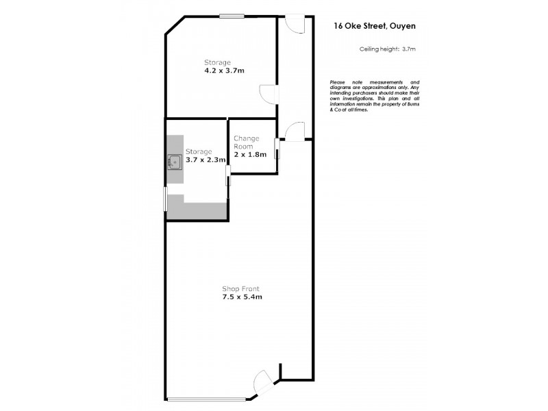 16 Oke Street, Ouyen VIC 3490 Floorplan