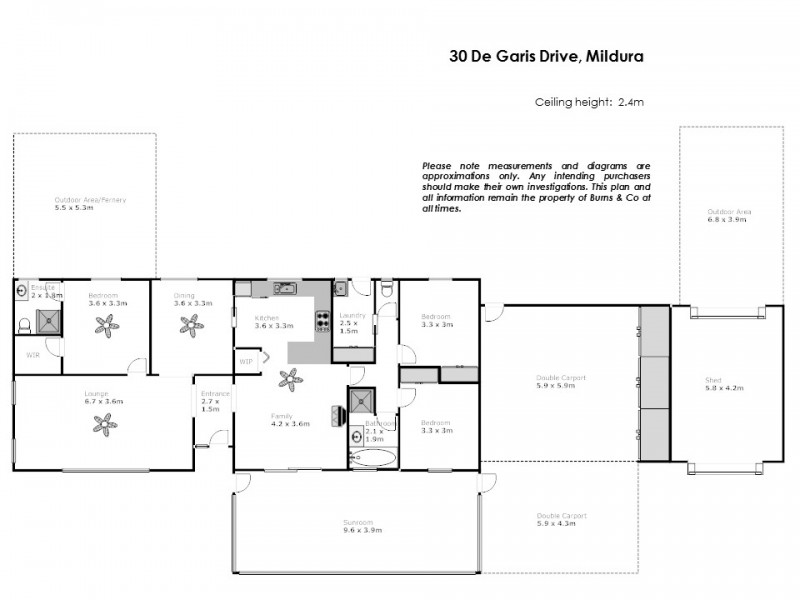 30 De Garis Drive, Mildura VIC 3500 Floorplan