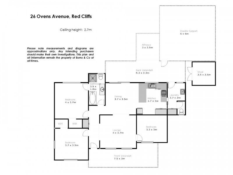 26 Ovens Avenue, Red Cliffs VIC 3496 Floorplan