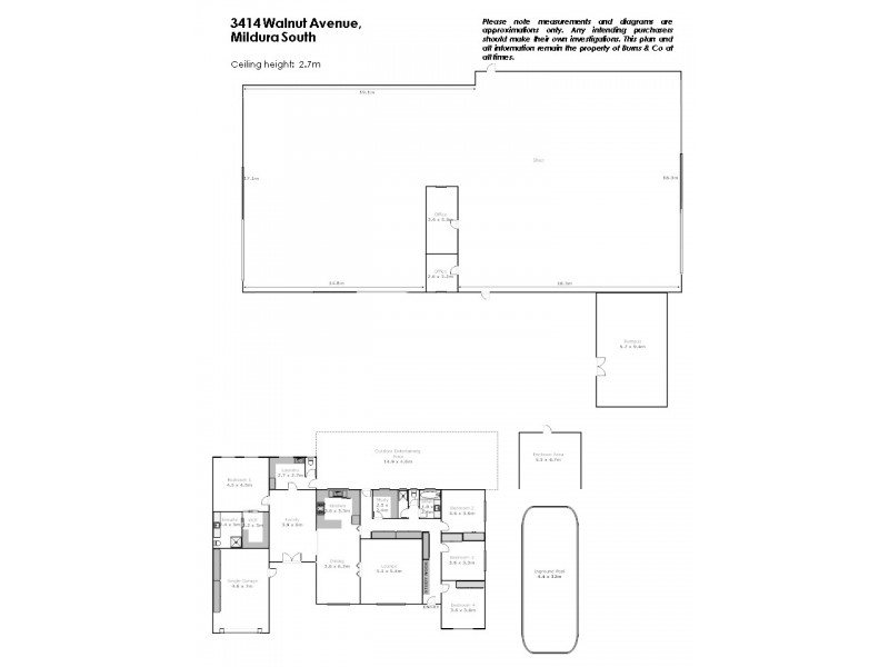 3414 Walnut Avenue, Mildura South VIC 3501 Floorplan