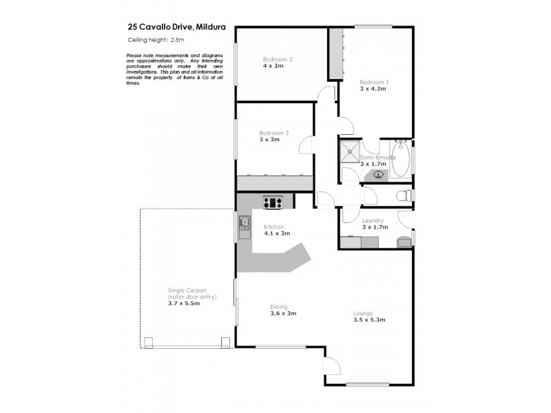 25 Cavallo Drive, Mildura VIC 3500 Floorplan