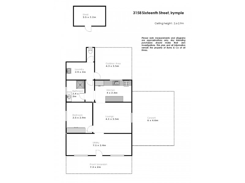 3158 Sixteenth Street, Irymple VIC 3498 Floorplan