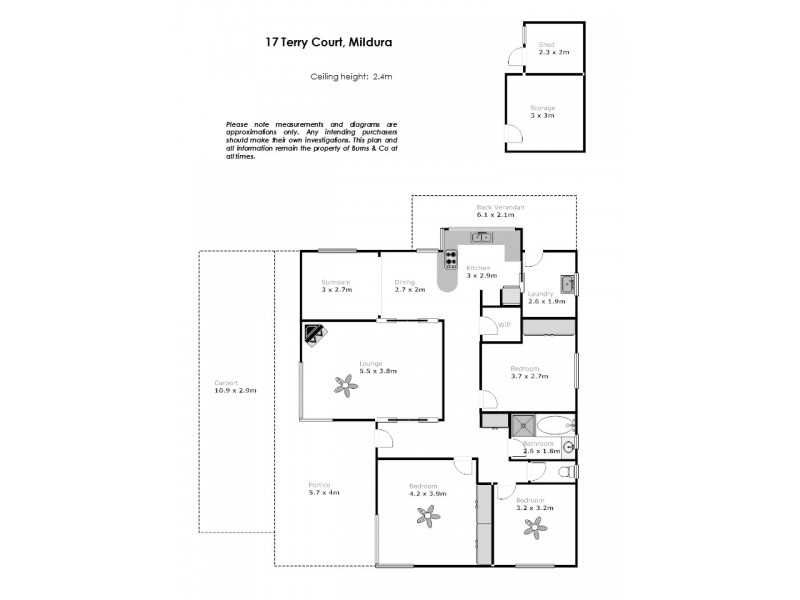 17 Terry Court, Mildura VIC 3500 Floorplan