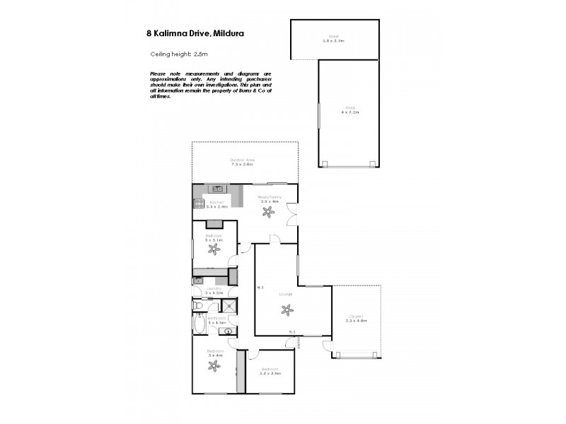 8 Kalimna Drive, Mildura VIC 3500 Floorplan