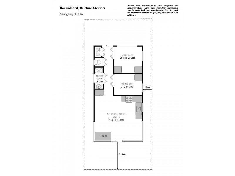 0 Houseboat, Mildura VIC 3500 Floorplan