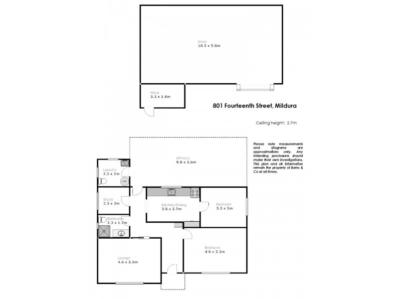 801 Fourteenth Street, Mildura VIC 3500 Floorplan