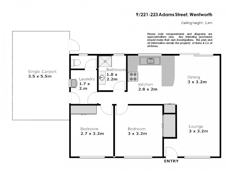 9/221-223 Adams Street, Wentworth NSW 2648 Floorplan