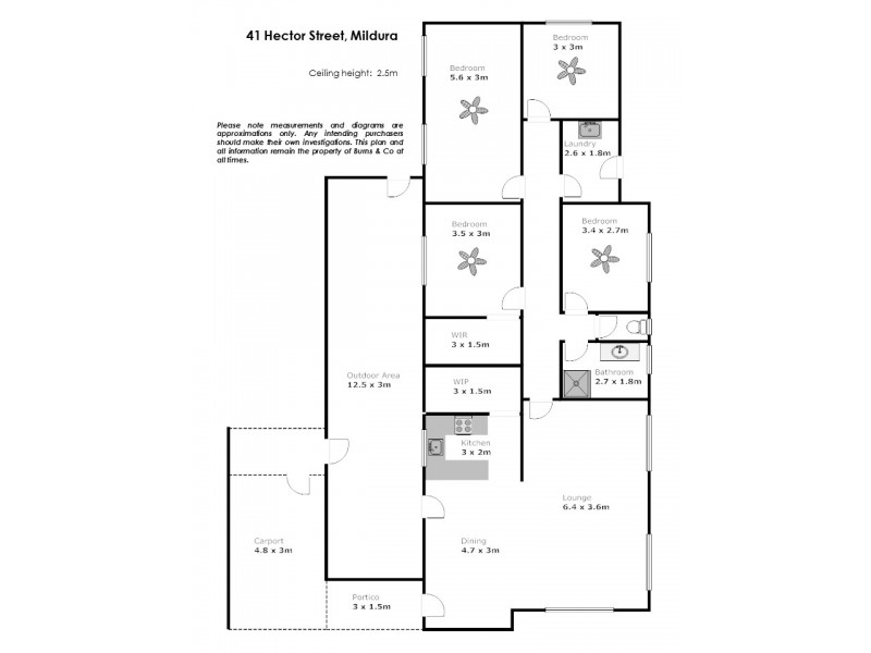 41 Hector Street, Mildura VIC 3500 Floorplan