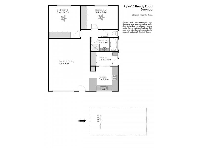 9/6-10 Hendy Road, Buronga NSW 2739 Floorplan