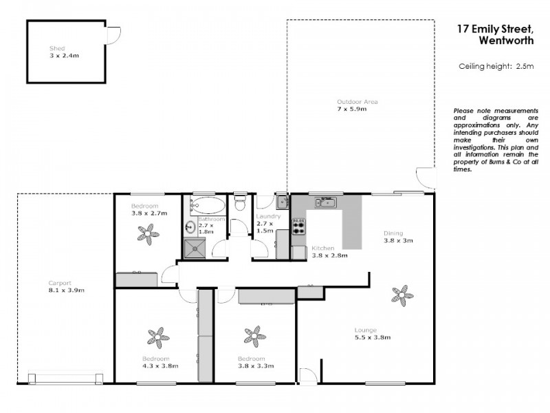 17 Emily Street, Wentworth NSW 2648 Floorplan
