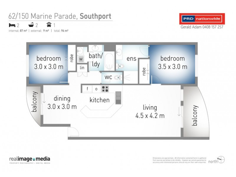 62/150 Marine Parade, Southport QLD 4215 Floorplan