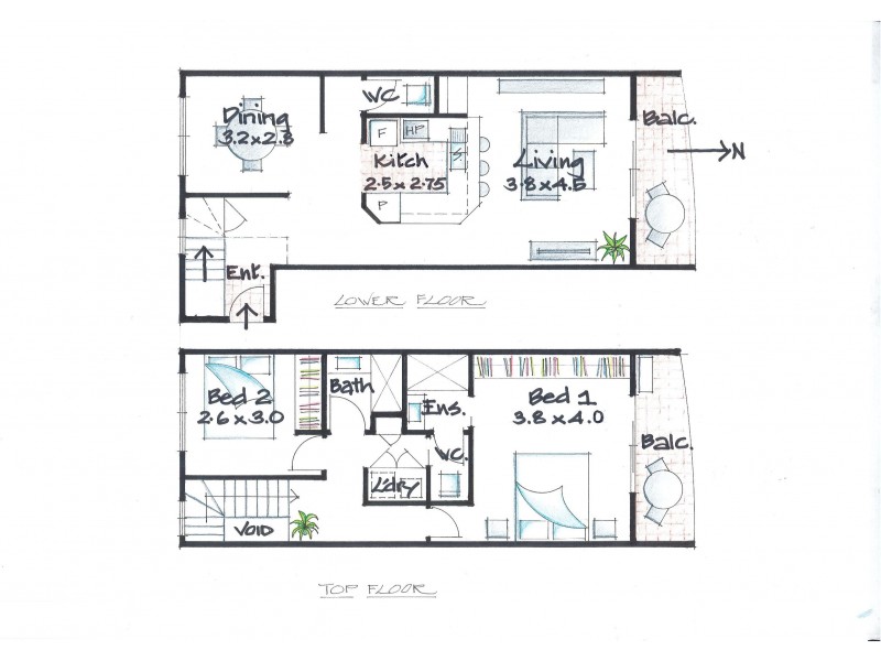 78/150 Marine Parade, Southport QLD 4215 Floorplan