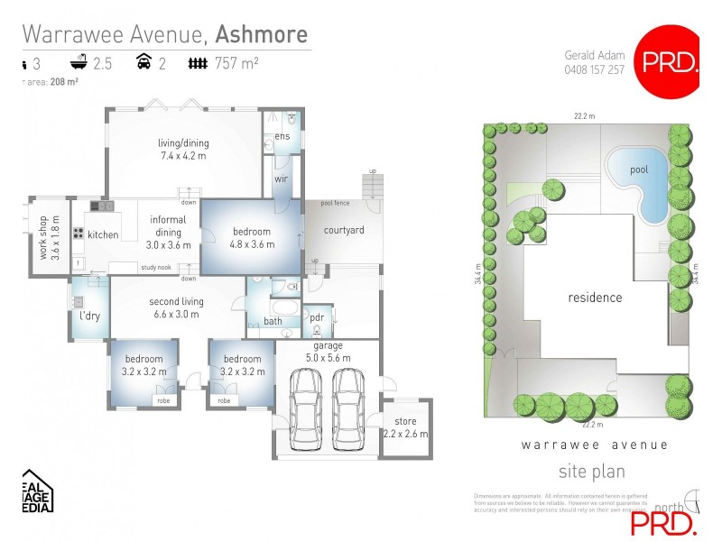 8 Warrawee Avenue, Ashmore QLD 4214 Floorplan