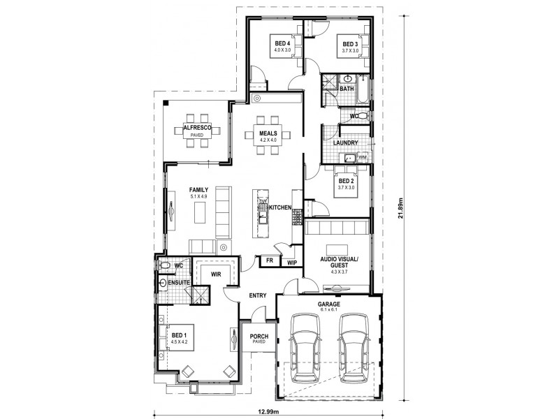 Aveley WA 6069 Floorplan