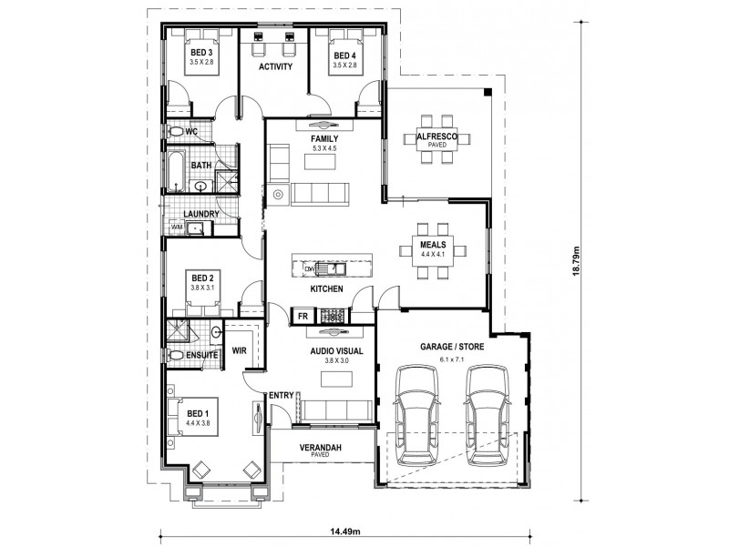 Baldivis WA 6171 Floorplan