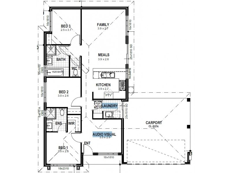 Jindalee WA 6036 Floorplan