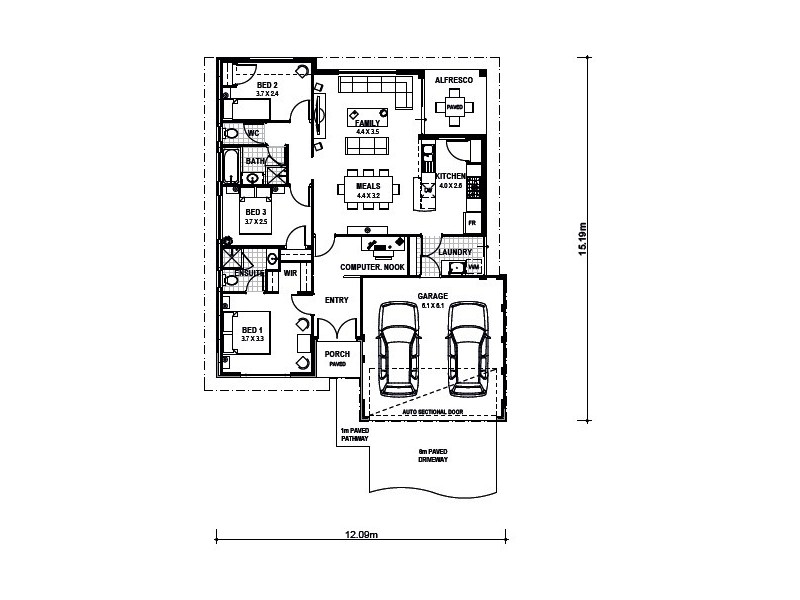 Lot Gibbs circuit, Ravenswood WA 6208 Floorplan