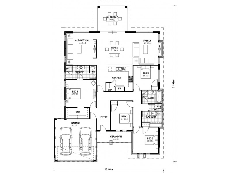 Hammond Park WA 6164 Floorplan