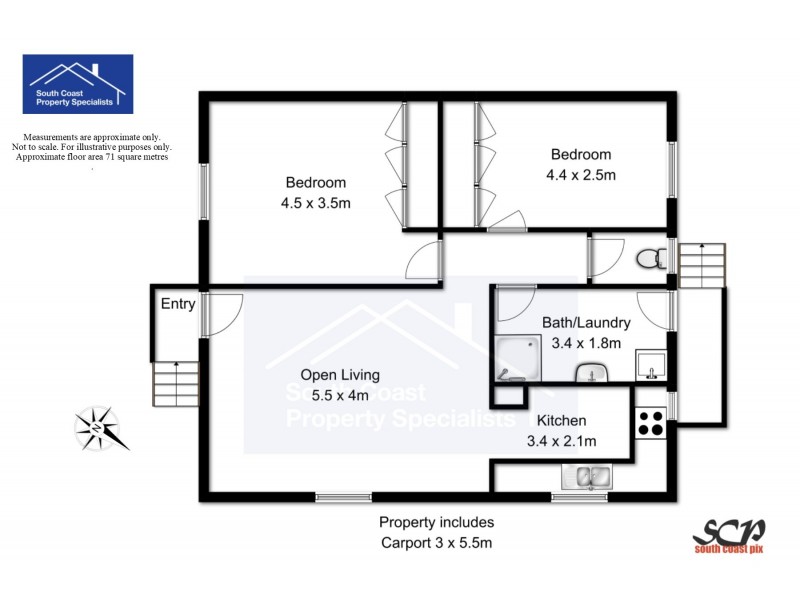 1/1 Matthew Parade, Batehaven NSW 2536 Floorplan