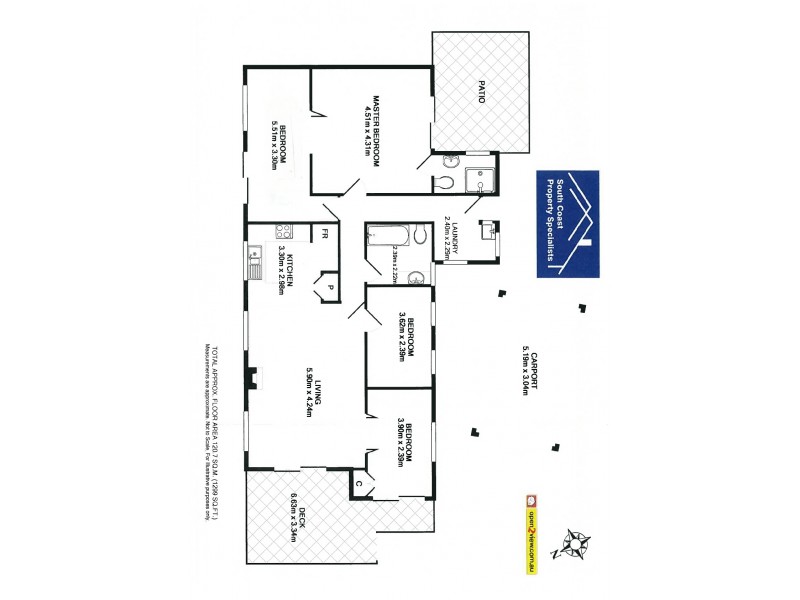1 Massey Street, Broulee NSW 2537 Floorplan