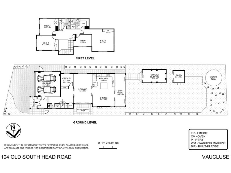 104 Old South Head Road, Vaucluse NSW 2030 Floorplan