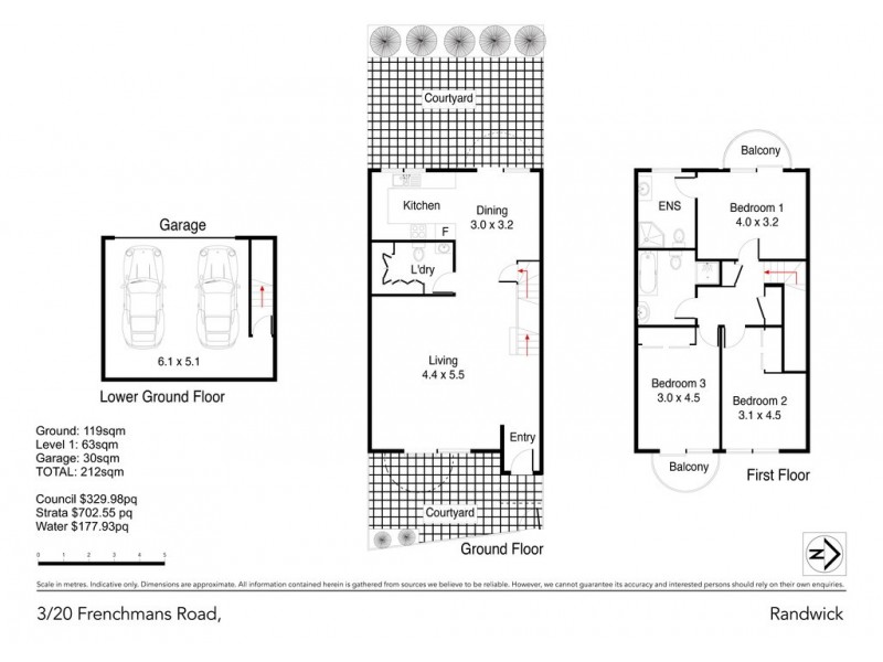 3/20 Frenchmans Road, Randwick NSW 2031 Floorplan