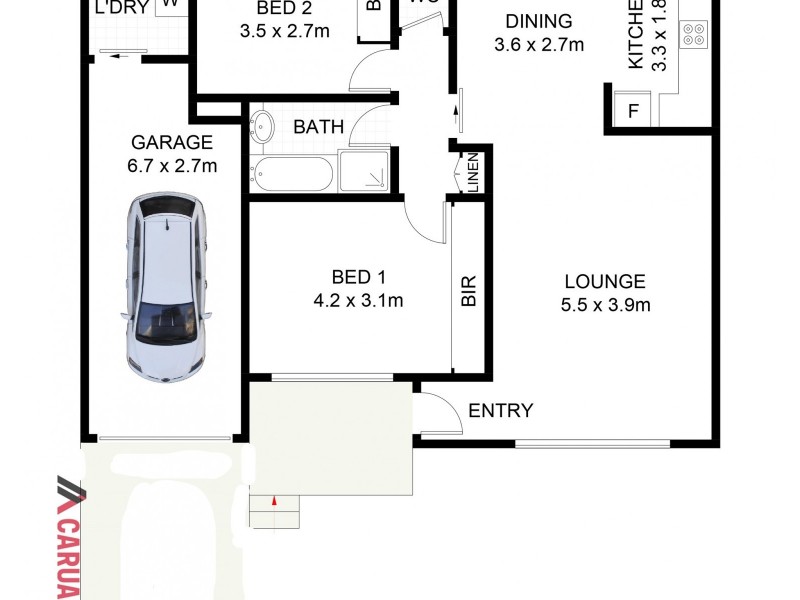 5/171-173 President Avenue, Monterey NSW 2217 Floorplan