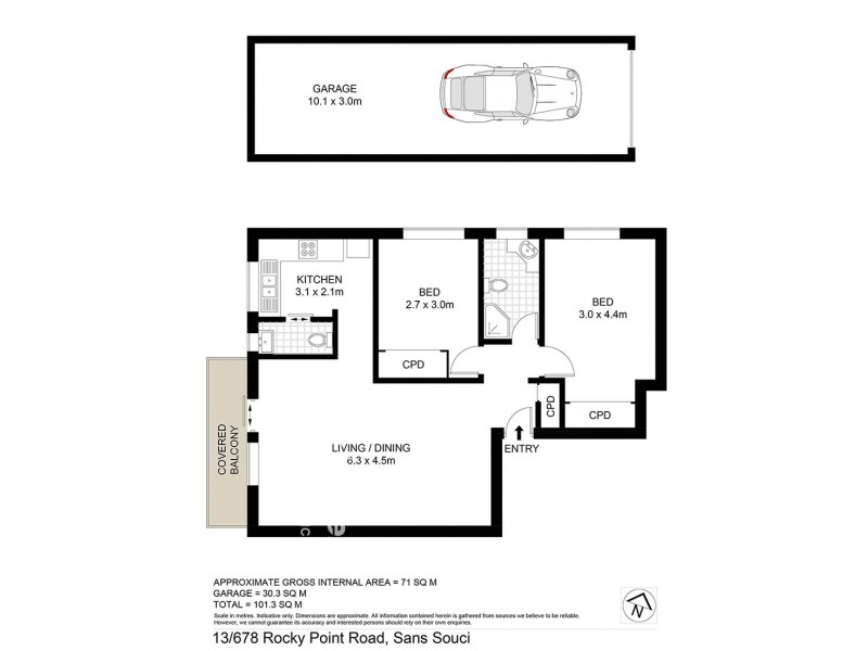 13/678 Rocky Point Road, Sans Souci NSW 2219