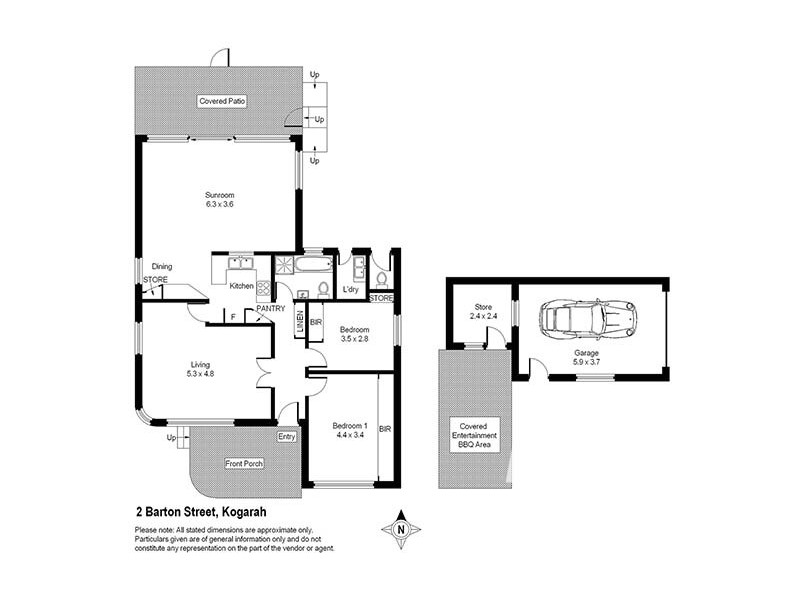 2 Barton Street, Kogarah NSW 2217 Floorplan