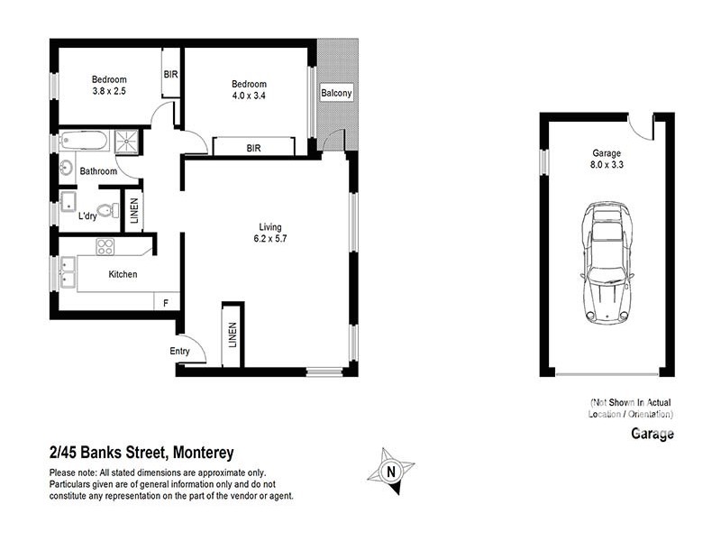 2/45 Banks Street, Monterey NSW 2217 Floorplan