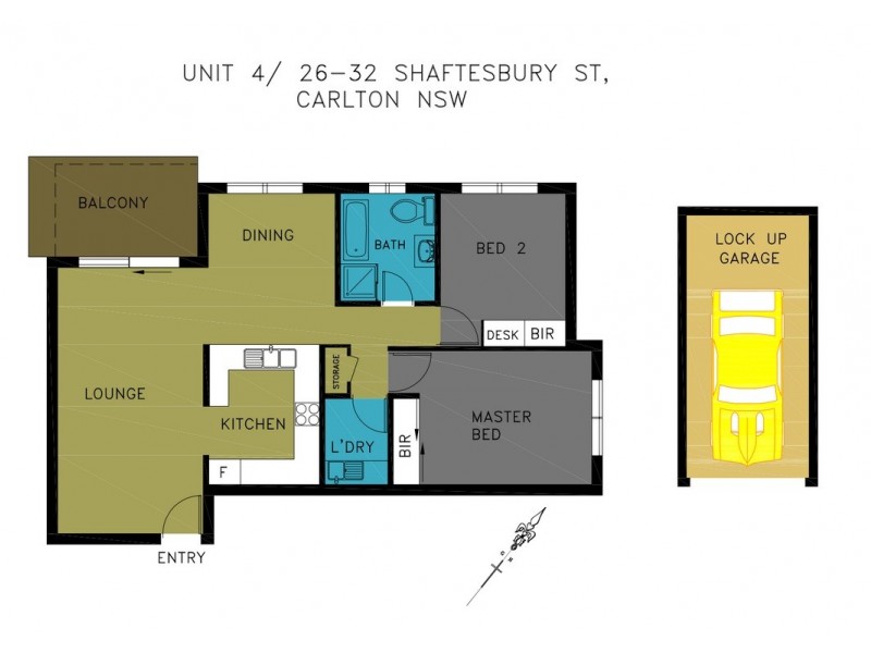 4/26-32 Shaftesbury Street, Carlton NSW 2218