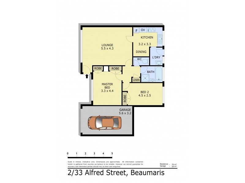 2/33 Alfred Street, Beaumaris VIC 3193 Floorplan
