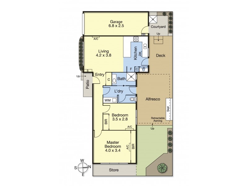 4/17 First Street, Black Rock VIC 3193 Floorplan