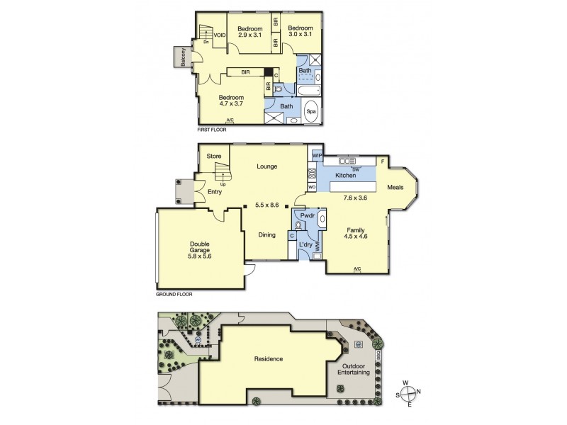 3 White Street, Beaumaris VIC 3193 Floorplan