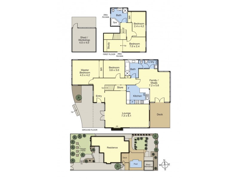 42 Dalgetty Road, Beaumaris VIC 3193 Floorplan