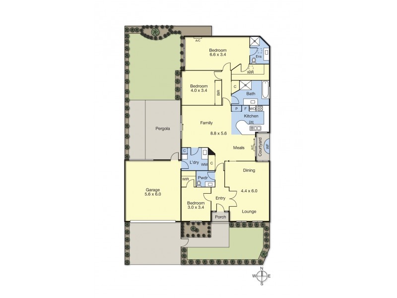 1/67 Bayview Crescent, Black Rock VIC 3193 Floorplan