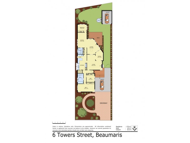 6 Towers Street, Beaumaris VIC 3193 Floorplan