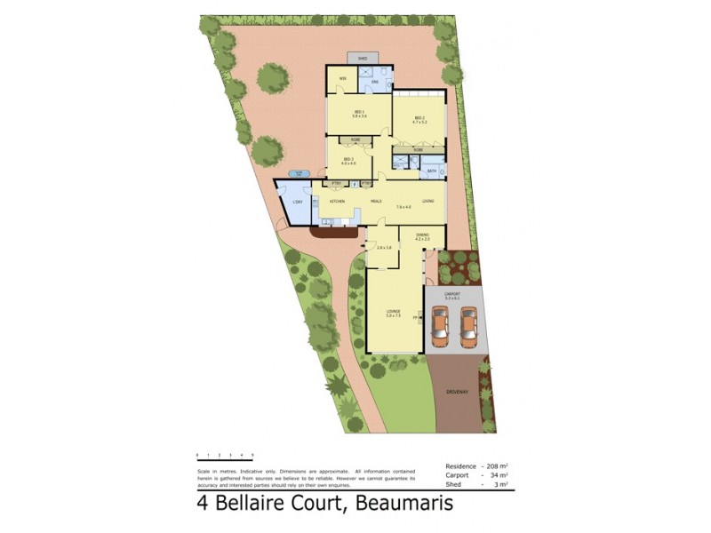 4 Bellaire Court, Beaumaris VIC 3193 Floorplan