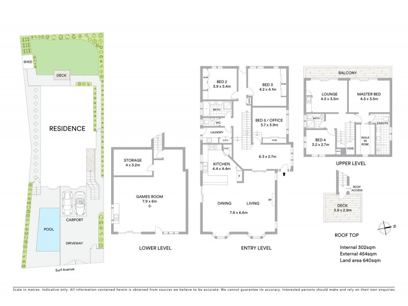 13 Surf Avenue, Beaumaris VIC 3193 Floorplan