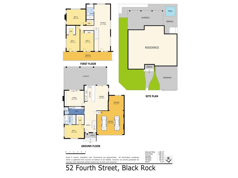 52 Fourth Street, Black Rock VIC 3193 Floorplan