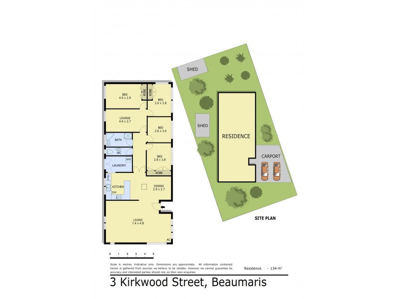 3 Kirkwood Street, Beaumaris VIC 3193 Floorplan