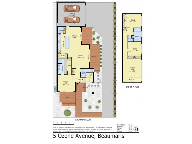 5 Ozone Avenue, Beaumaris VIC 3193 Floorplan