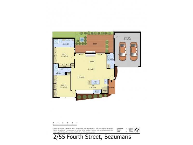 2/55 FOURTH STREET, Beaumaris VIC 3193