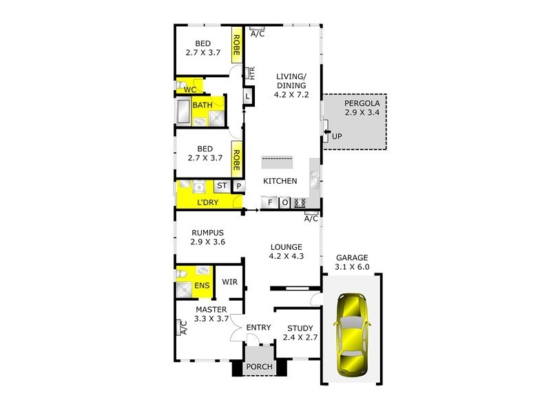 58 Streeton Close, Corio VIC 3214 Floorplan