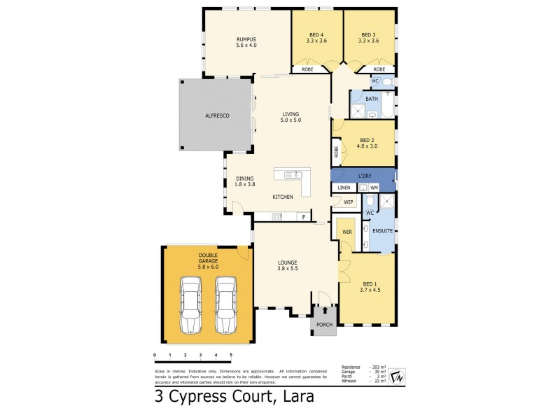 3 Cypress Court, Lara VIC 3212 Floorplan