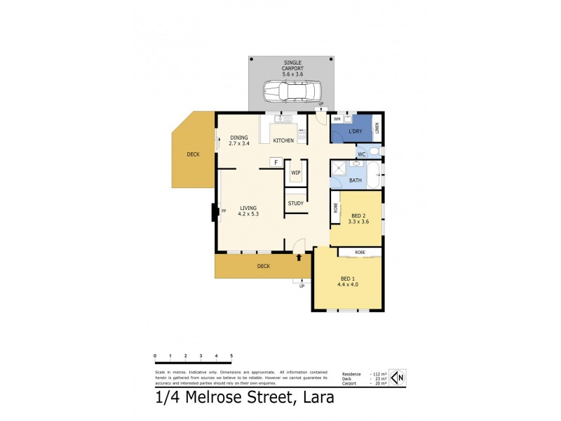 1/4 Melrose Street, Lara VIC 3212 Floorplan