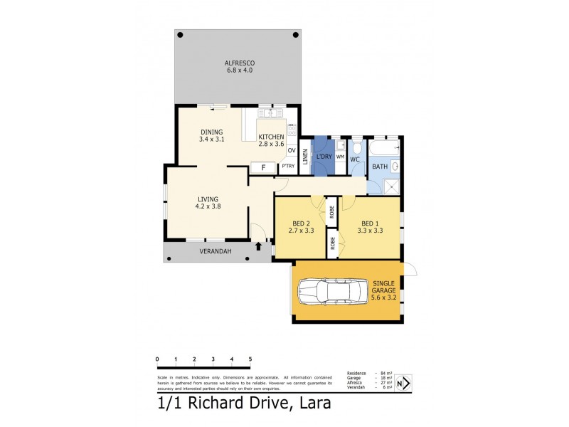 1/1 Richard Drive, Lara VIC 3212 Floorplan