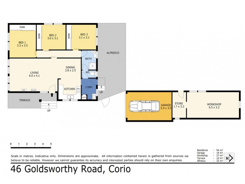 46 Goldsworthy Road, Corio VIC 3214 Floorplan