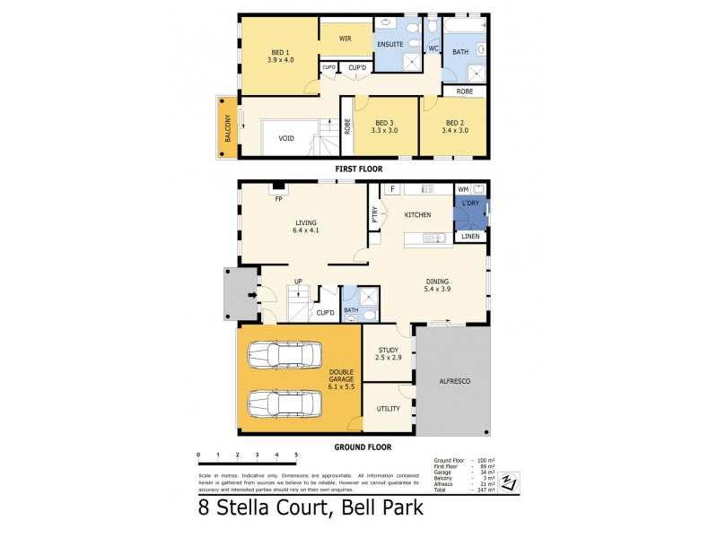 8 Stella Crt, Bell Park VIC 3215 Floorplan